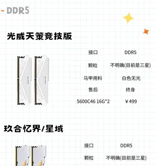 光威战将内存的性能评测（探究光威战将内存的卓越表现及其关键特点）